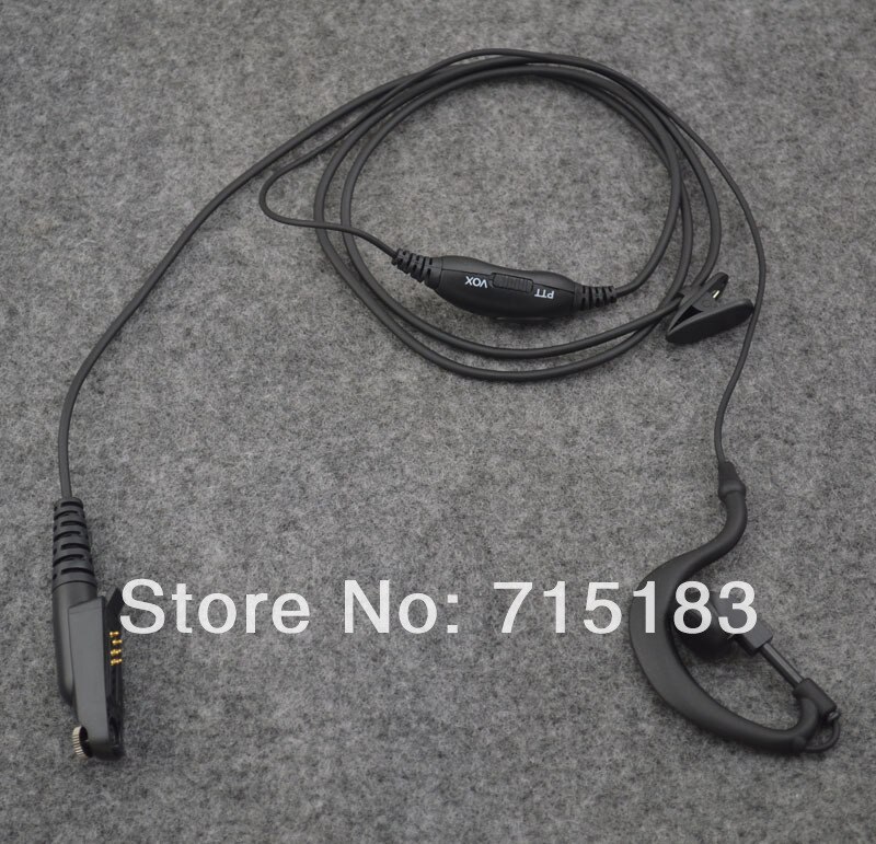 G-hook 이어폰 핸즈프리 이어폰 헤드셋, 모토로라 gp344 용 ptt & vox 포함 gp388 gp328plus gl200 ex500 ex600xls gp338plus